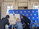 Le istituzioni europee insieme per la 'Dichiarazione Ue per le biciclette' (ANSA)