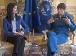 Spazio, Samantha Cristoforetti: 'Sogno un'Europa autonoma' (ANSA)