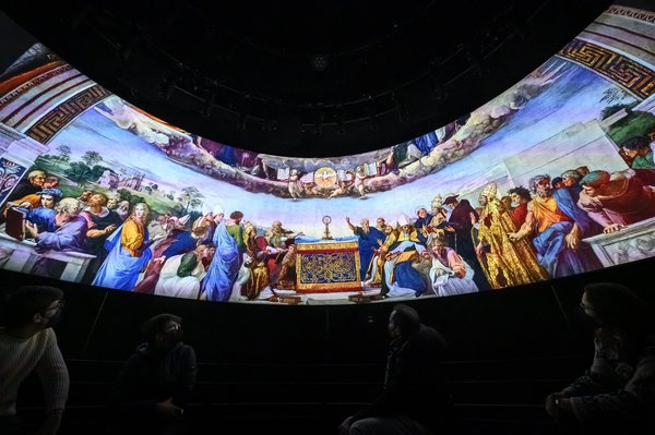 Raffaello, con Sonosfera Pesaro si entra in affreschi Segnatura © ANSA