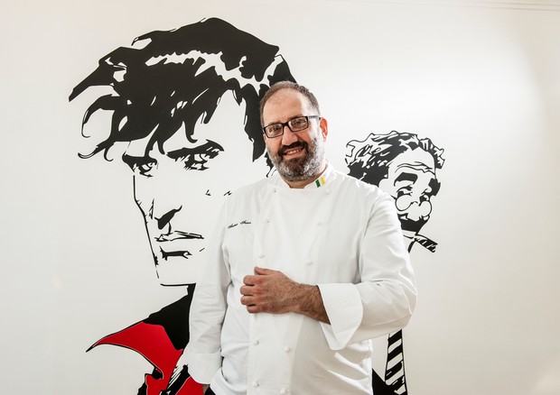 Chef Andrea Fusco ( Giuda Ballerino) © Ansa