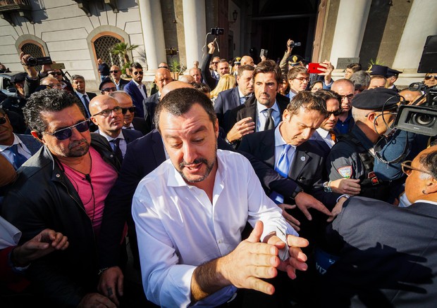 Salvini a Napoli © ANSA