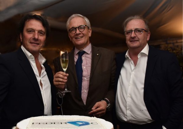 (da sinistra Stefano Zanette, Riccardo Ricci Curbastro e Francesco Liantonio) © ANSA
