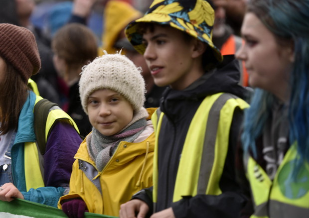 Greta Thunberg a Bristol © EPA