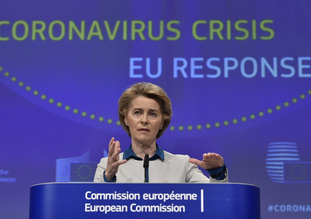 La presidente della Commissione europea Ursula von der Leyen © EPA