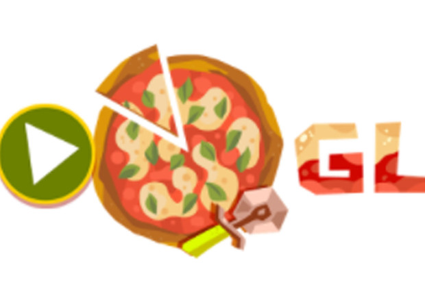 Doodle pizza (ANSA)