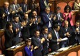 Gregoretti, il discorso di Salvini tra standing ovation e bagarre © ANSA