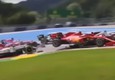 F. 1, pasticcio Ferrari: Leclerc urta Vettel, Rosse ritirate © ANSA
