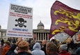 Coronavirus, la manifestazione a Londra contro le restrizioni © 