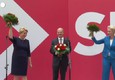 Germania, l'Spd celebra la vittoria alle elezioni con fiori e applausi per Scholz © ANSA