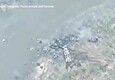 Colpiti mezzi militari russi mentre attraversano il fiume Severskij Donec © ANSA