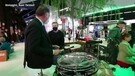 Bit Milano, il ministro del Turismo suona la batteria nello stand del Molise(ANSA)