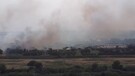 Incendi Roma, le fiamme al Parco De Medici (ANSA)