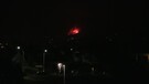 Roma, vasto incendio nella notte a Palombara Sabina (ANSA)