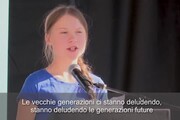 Greta Thunberg a Los Angeles: 'Noi giovani ne abbiamo avuto abbastanza'