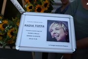 Nadia Toffa, in centinaia ai funerali della conduttrice