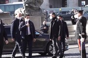 Sassoli, funerali di Stato a Roma: l'arrivo di Draghi