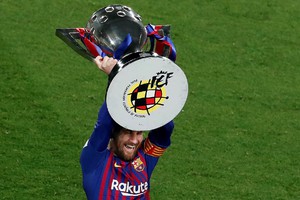 Liga n.26 per Barcellona, nel segno di Messi (ANSA)