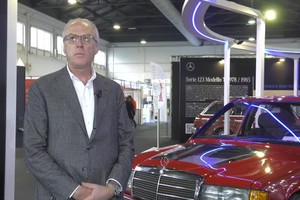 Mercedes Benz ad Auto e Moto d'Epoca 2021 di Padova (ANSA)