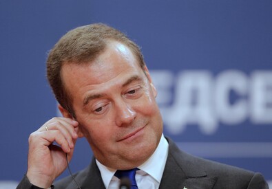 Il vicepresidente del consiglio di sicurezza russo Dimitri Medvedev (ANSA)