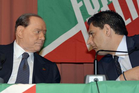 Silvio Berlusconi e Giovanni Toti in una foto d'archivio © ANSA