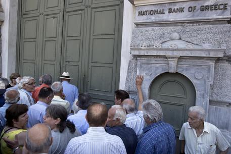 Banche chiuse ad Atene © AP
