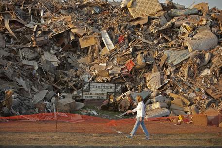 I danni provocati dall'uragano Katrina © EPA