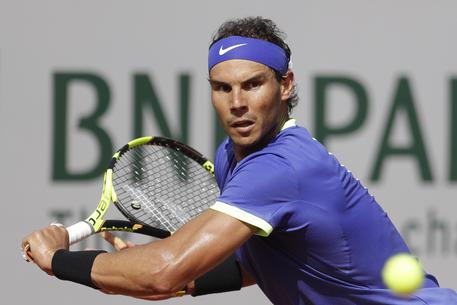 Rafael Nadal nel match contro Robin Haase © AP
