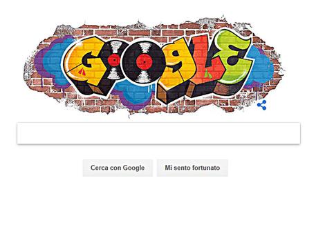 Il doodle di Google in onore dell'hip hop © ANSA