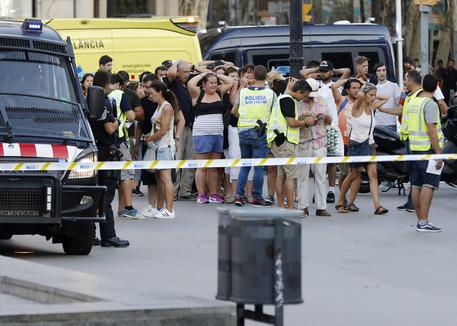 Una foto d'archivio della strage a Barcellona lo scorso 17 agosto © EPA