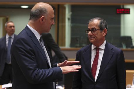 Giovanni Tria e Pierre Moscovici (archivio) © AP