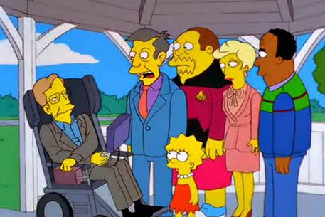 Stephen Hawking nei Simpsons (Credit: Vox) © Ansa