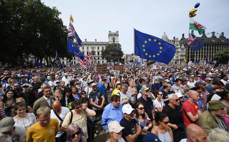 La marcia anti-Brexit a Londra © EPA