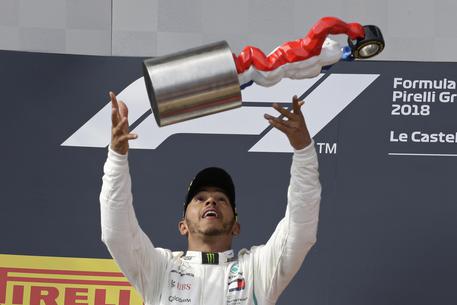 ++ F1: Francia; vince Hamilton, terza Ferrari Raikkonen ++ © AP