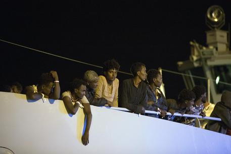 Migranti: soccorsi 66 tunisini a largo Pantelleria  FOTO ARCHIVIO © ANSA 