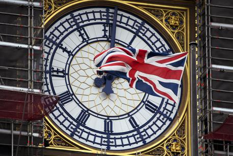 Il Big Ben e la bandiera inglese © AP
