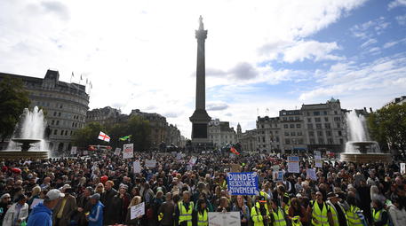 La manifestazione di Trafalgar Square © EPA