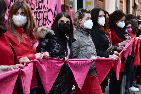 Femminicidio Genova, manifestazione centri antiviolenza sulle donne © ANSA