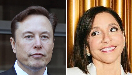 Combo Elon Musk - Linda Yaccarino (ANSA)