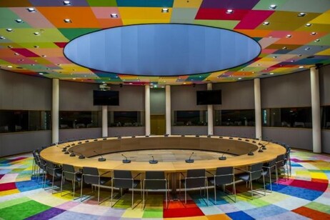 La nuova sala riunioni dell'Europa Building