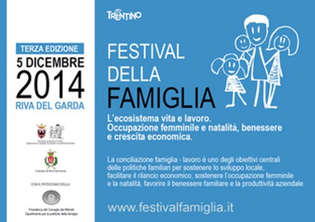 Famiglia: il 5 dicembre torna Festival a Riva del Garda © ANSA