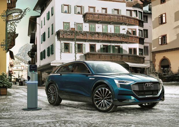 Audi con suv e-Tron partner 'eco' di Cortina d'Ampezzo © Audi Press