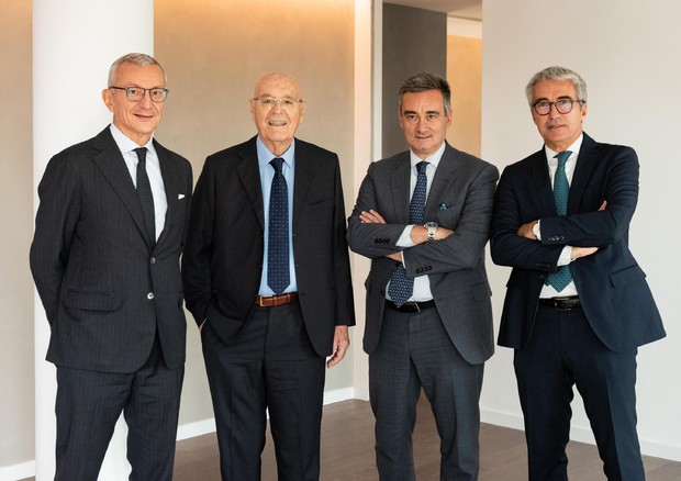 (S-D) Massimo Luvi, Iti Mihalich, Luca Filippone e Alberto Ramella © ANSA