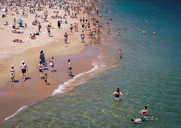 Una spiaggia. Foto d'archivio © EPA