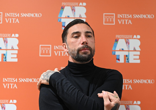 Vittorio Brumotti durante la finale del contest Proteggere ad Arte © ANSA