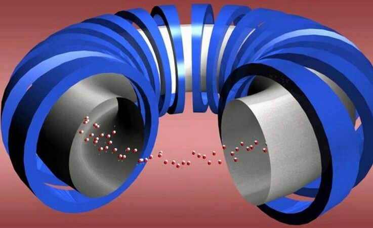 Rappresentazione grafica della macchina sperimentale per la fusione nucleare Dtt (fonte: Enea/DTT) © Ansa