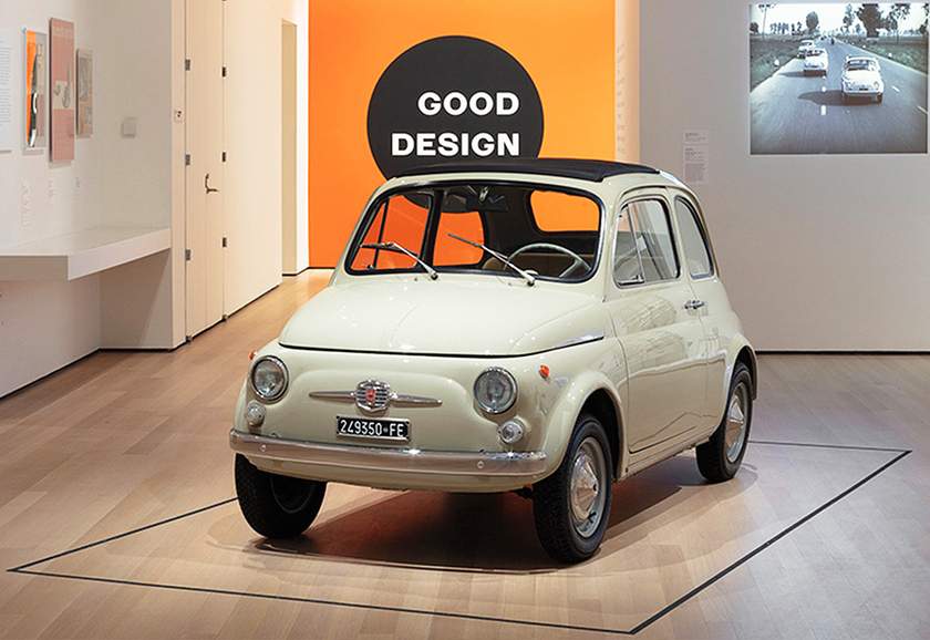 Al MoMA di New York si pu ammirare l 'iconica Fiat 500 © ANSA/MoMA