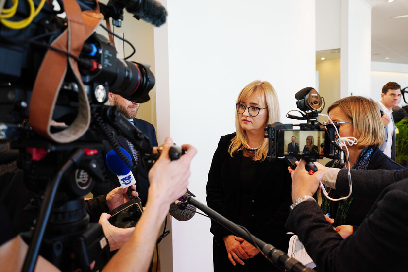 La moglie di Adamowicz, Magdalena - fonte: CdR - RIPRODUZIONE RISERVATA