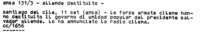 Cile, dagli archivi dell 'ANSA - RIPRODUZIONE RISERVATA