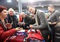 Una delegazione di calciatori del Bologna ha visitato il 7 dicembre il Temporary Store al padiglione 29 © ANSA