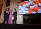 Il portavoce Unicef italia, Andrea Iacomini (s), e il direttore dell'Ansa, Luigi Contu, durante la  presentazione del libro Photoansa 2017 a Milano © ANSA